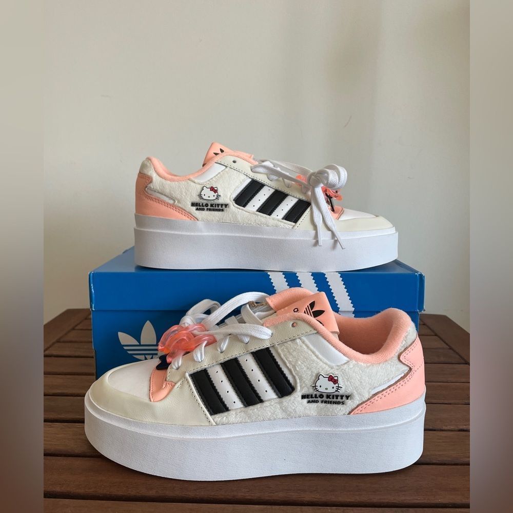 Adidas Forum Bonega Hello Kitty Shoes W7.5